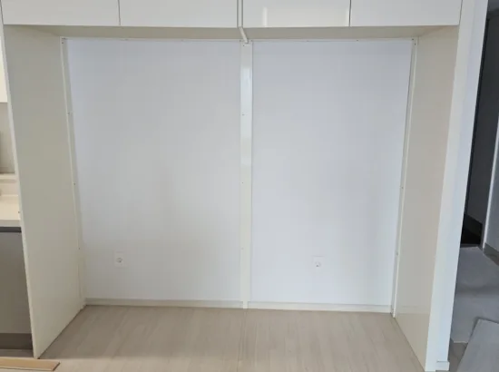 냉장고장틈새확장 방열남김틈새 김포 장기동 34평 아파트 냉장고 주변 현장 시공 전 집잘알김프로